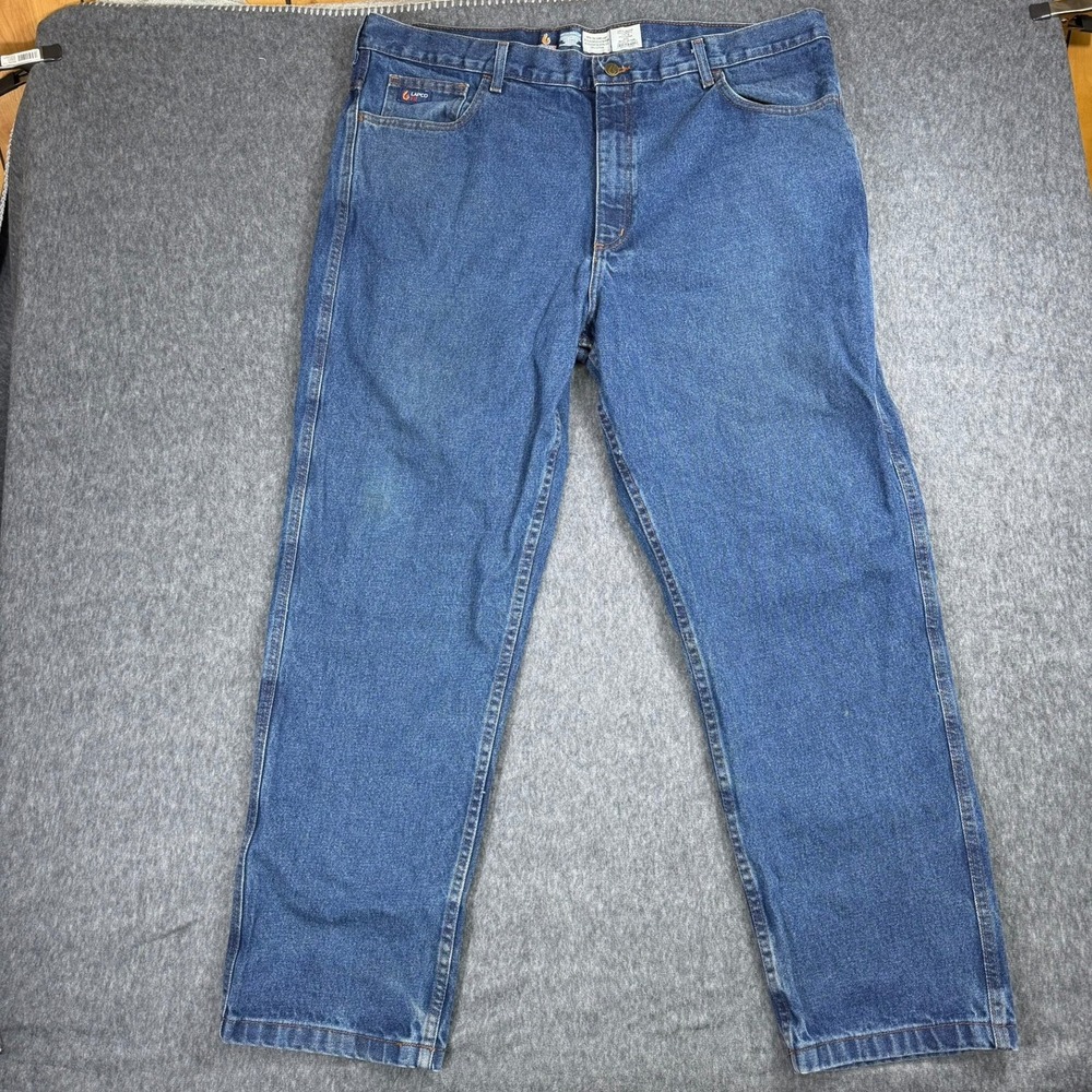 LAPCO FR Jeans Mens 42x32 Blue Protect 450 Denim Flame Resistant D-PIND Workwear